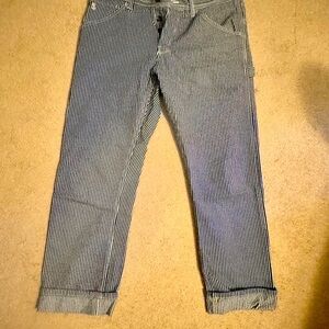 Todd Snyder rail road stripe pants